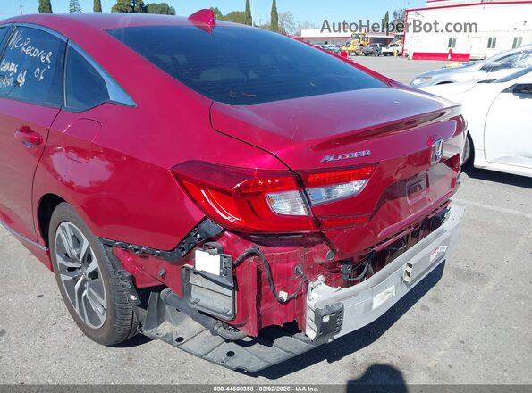 1HGCV3F56KA011540 2019 HONDA ACCORD HYBRID Burgundy 