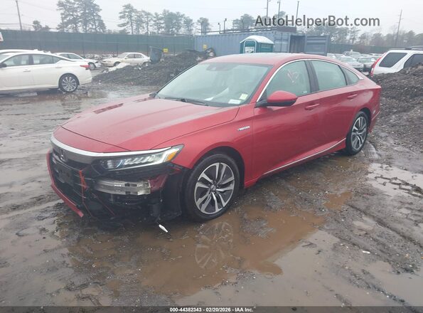 1HGCV3F59LA002980 2020 HONDA ACCORD HYBRID Red 