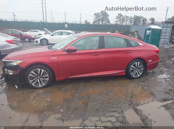 1HGCV3F59LA002980 2020 HONDA ACCORD HYBRID Red 