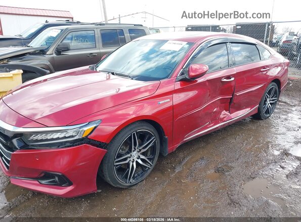 1HGCV3F91MA022855 2021 HONDA ACCORD Red Vista frontal