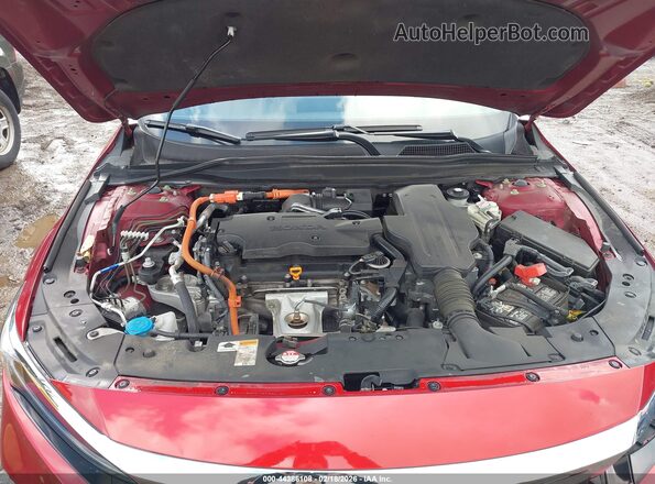 1HGCV3F91MA022855 2021 HONDA ACCORD Red Vista trasera