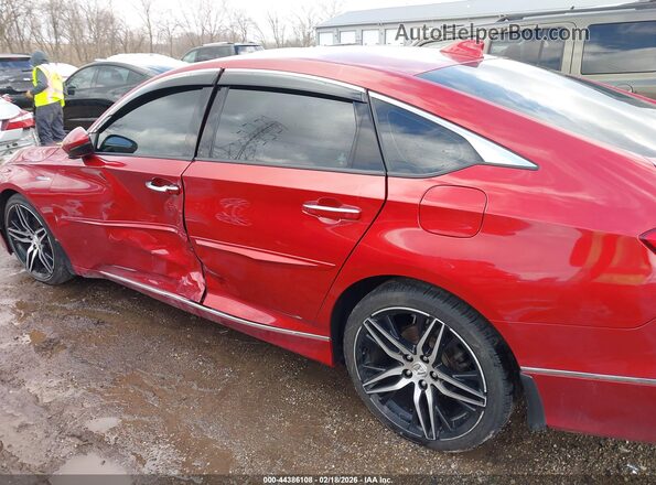 1HGCV3F91MA022855 2021 HONDA ACCORD Red Vista interior de 360 grados