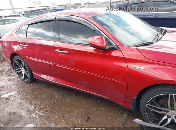 1HGCV3F91MA022855 2021 HONDA ACCORD Red Vista interior trasera