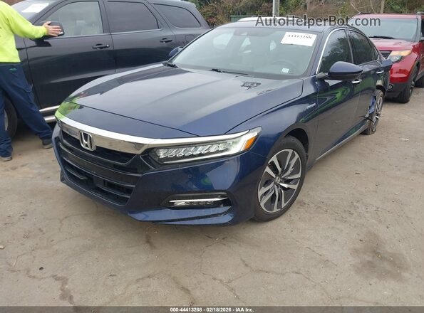 1HGCV3F93LA017137 2020 HONDA ACCORD HYBRID Blue 