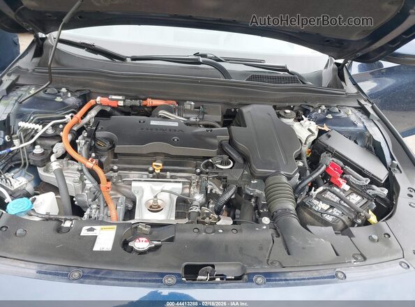 1HGCV3F93LA017137 2020 HONDA ACCORD HYBRID Blue 