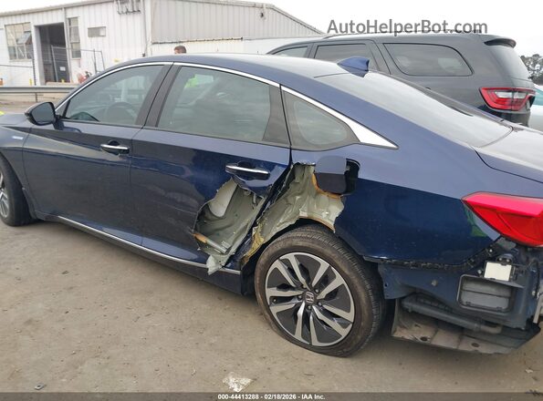 1HGCV3F93LA017137 2020 HONDA ACCORD HYBRID Blue 