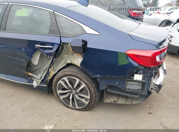 1HGCV3F93LA017137 2020 HONDA ACCORD HYBRID Blue 