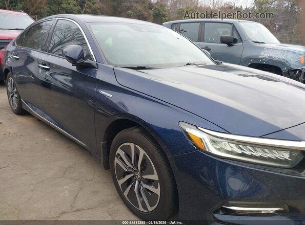 1HGCV3F93LA017137 2020 HONDA ACCORD HYBRID Blue 