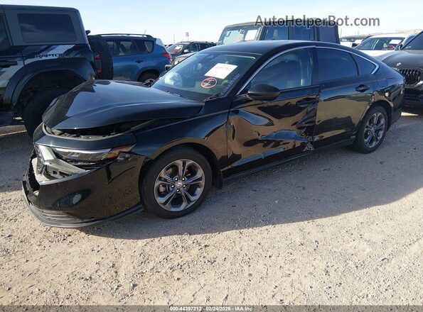 1HGCY1F37RA089376 2024 HONDA ACCORD Black Vista tres cuartos delantera izquierda
