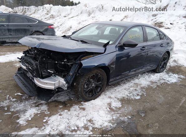 1HGCY1F48SA043697 2025 HONDA ACCORD Blue Przód lewy