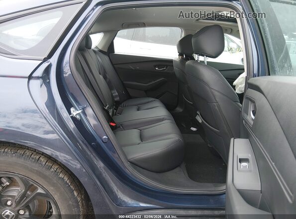 1HGCY1F48SA043697 2025 HONDA ACCORD Blue Widok naklejki z numerem VIN