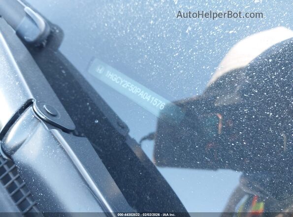 1HGCY2F50PA041576 2023 HONDA ACCORD Gray ძრავის განყოფილების ხედი