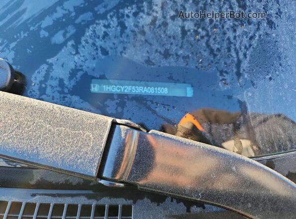 1HGCY2F53RA081508 2024 HONDA ACCORD Gray Vista de la etiqueta del VIN