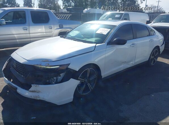 1HGCY2F54SA007052 2025 HONDA ACCORD White Vista tres cuartos delantera izquierda