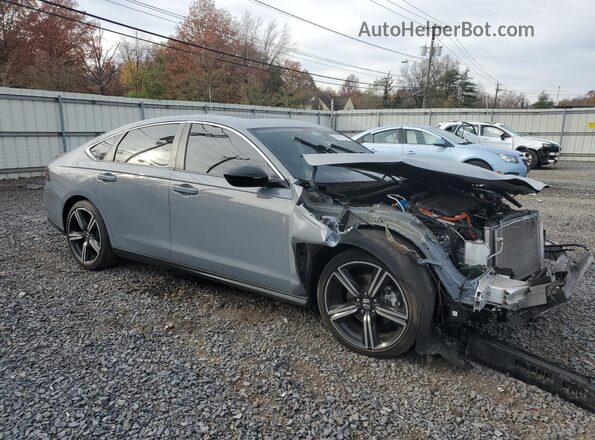 1HGCY2F57PA006596 2023 HONDA ACCORD Blue Передня права чверть