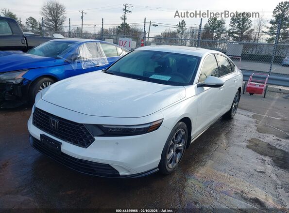 1HGCY2F64RA076732 2024 HONDA ACCORD White წინა მარცხენა ხედი სამი მეოთხედიდან