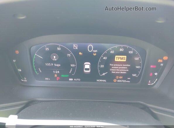 1HGCY2F67SA050406 2025 HONDA ACCORD HYBRID Серый 
