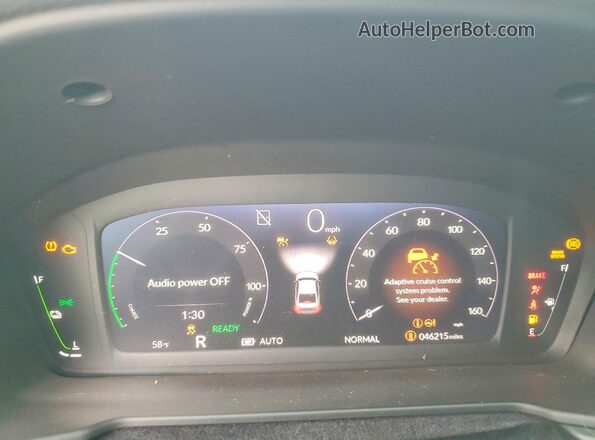 1HGCY2F80PA033276 2023 HONDA ACCORD Gray Սարքավորումների վահանակի տեսք