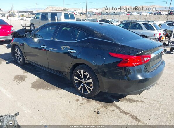 1N4AA6AP1JC392346 2018 NISSAN MAXIMA Black Trasero izquierdo