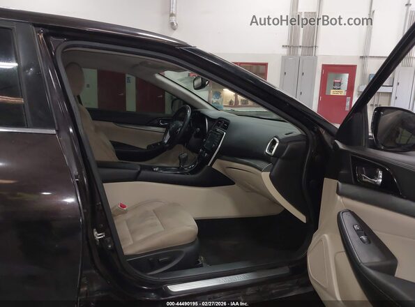 1N4AA6AP3HC360220 2017 NISSAN MAXIMA Black Front interior view