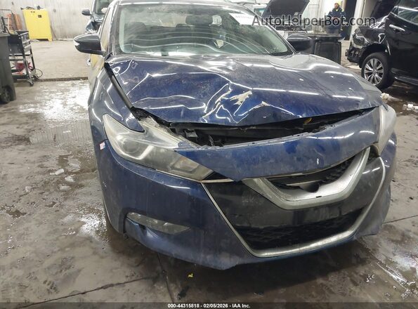 1N4AA6AP3HC365305 2017 NISSAN MAXIMA Blue Front view
