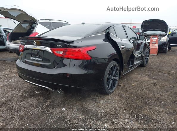 1N4AA6AP5HC377939 2017 NISSAN MAXIMA Черный Задняя правая четверть