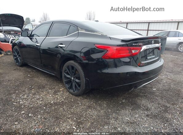 1N4AA6AP5HC377939 2017 NISSAN MAXIMA Черный Задняя левая четверть