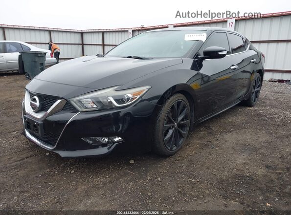 1N4AA6AP5HC377939 2017 NISSAN MAXIMA Черный Передняя левая четверть