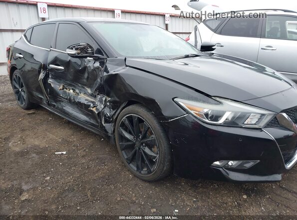 1N4AA6AP5HC377939 2017 NISSAN MAXIMA Черный Вид спереди
