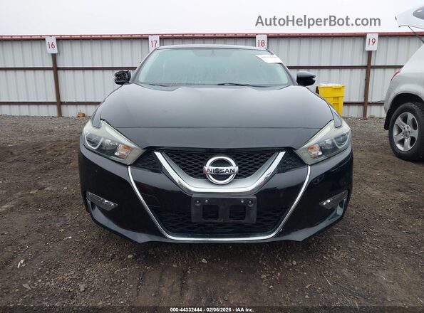 1N4AA6AP5HC377939 2017 NISSAN MAXIMA Черный Вид щитка приборов