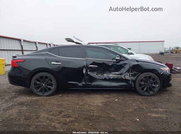 1N4AA6AP5HC377939 2017 NISSAN MAXIMA Черный Вид задней части салона