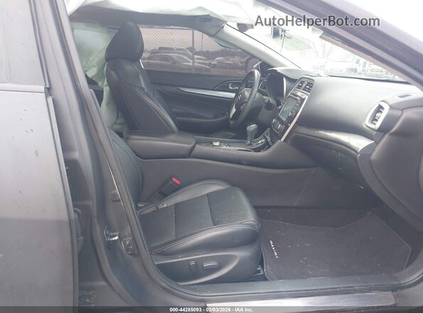 1N4AA6AP5HC378637 2017 NISSAN MAXIMA Black Widok wnętrza z przodu