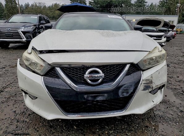 1N4AA6AP5JC408659 2018 NISSAN MAXIMA White Front view