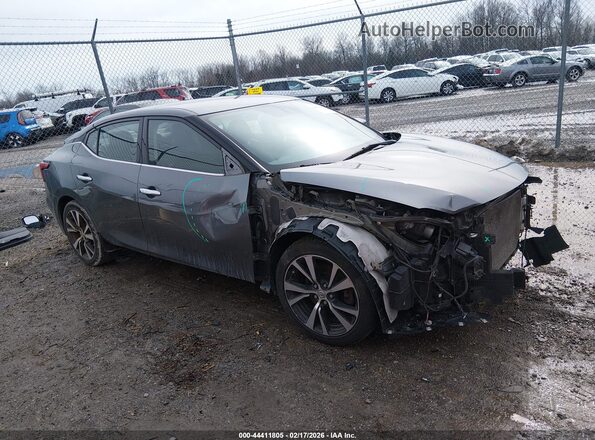1N4AA6AP6JC385330 2018 NISSAN MAXIMA Gray სალონის 360-გრადუსიანი ხედი