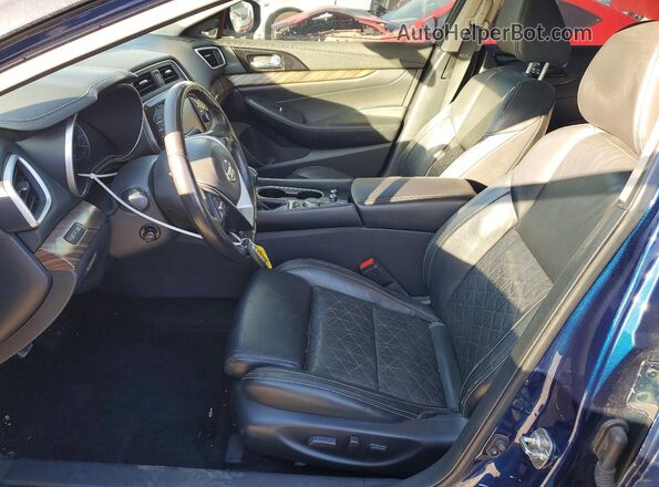 1N4AA6AP7HC442421 2017 NISSAN MAXIMA Синий Вид салона спереди