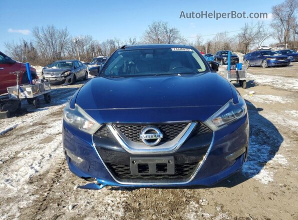 1N4AA6AP7JC388687 2018 NISSAN MAXIMA Синий Вид спереди