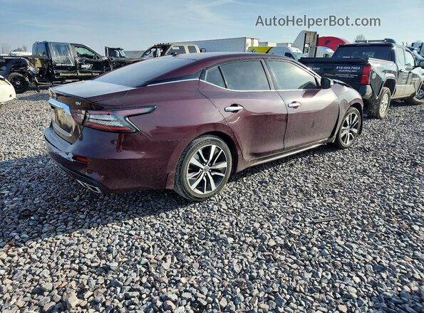 1N4AA6AV4KC361687 2019 NISSAN MAXIMA Burgundy 