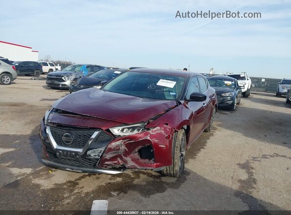 1N4AA6AV5KC376456 2019 NISSAN MAXIMA Red Vista tres cuartos delantera izquierda