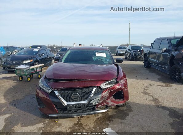 1N4AA6AV5KC376456 2019 NISSAN MAXIMA Red Vista del salpicadero