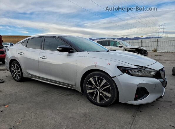 1N4AA6AV7KC375616 2019 NISSAN MAXIMA Silver Передня права чверть