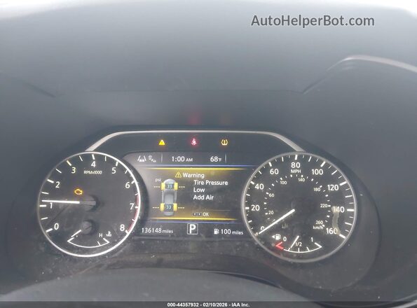 1N4AA6BV6LC365465 2020 NISSAN MAXIMA Black Հետևի նստատեղերի տեսք