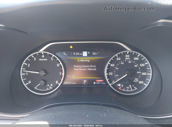 1N4AA6CV1PC501330 2023 NISSAN MAXIMA Black Widok tylnych siedzeń