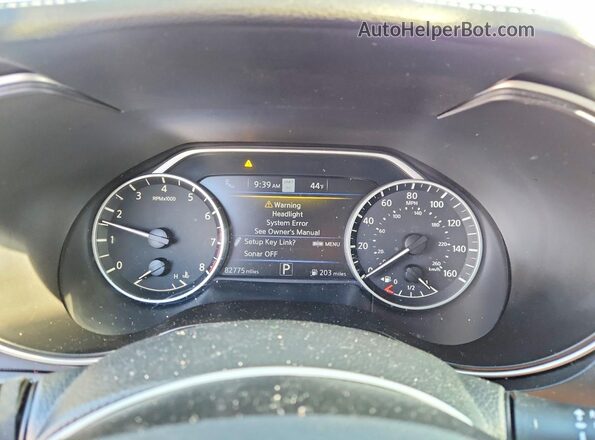 1N4AA6CV7MC511114 2021 NISSAN MAXIMA Silver Instrument cluster view