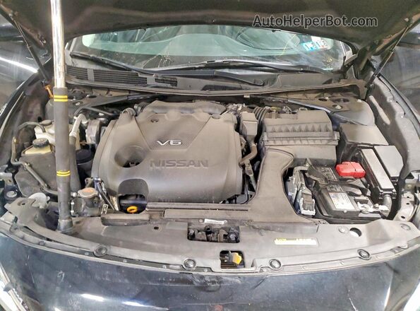 1N4AA6DV8LC371202 2020 NISSAN MAXIMA SL Black Вид задньої частини салону