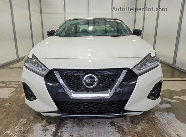 1N4AA6EV0LC374643 2020 NISSAN MAXIMA SR White წინა ხედი