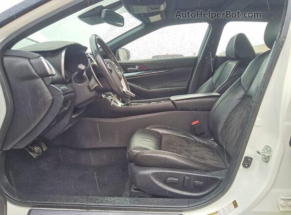 1N4AA6EV0LC374643 2020 NISSAN MAXIMA SR White წინა სალონის ხედი