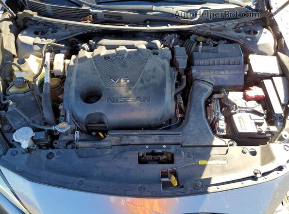 1N4AA6EV2MC508733 2021 NISSAN MAXIMA SR Gray Widok wnętrza z tyłu