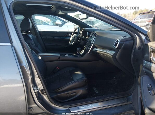 1N4AA6EV3LC386396 2020 NISSAN MAXIMA SR Gray წინა სალონის ხედი