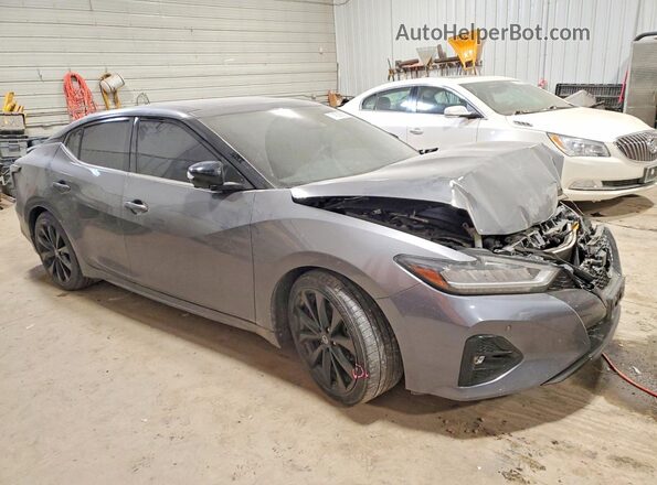 1N4AA6EV3MC505307 2021 NISSAN MAXIMA SR Серый Передняя правая четверть