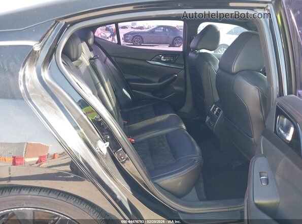 1N4AA6EV3MC505596 2021 NISSAN MAXIMA SR Black Vista de la etiqueta del VIN